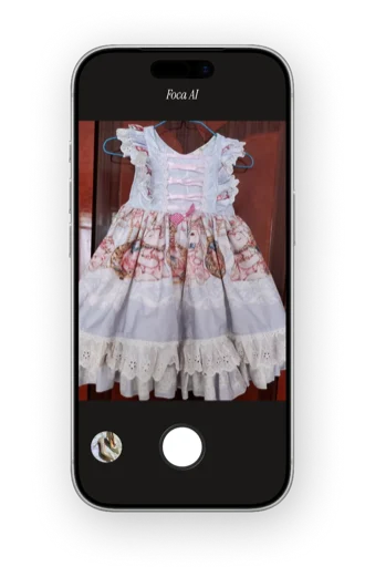 Original apparel photo taken with phone before Foca AI processing