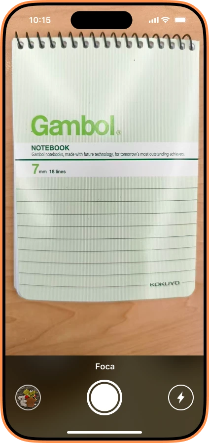 Original notebook photo