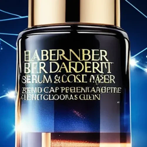 Poor AI result with distorted product label text and artifacts