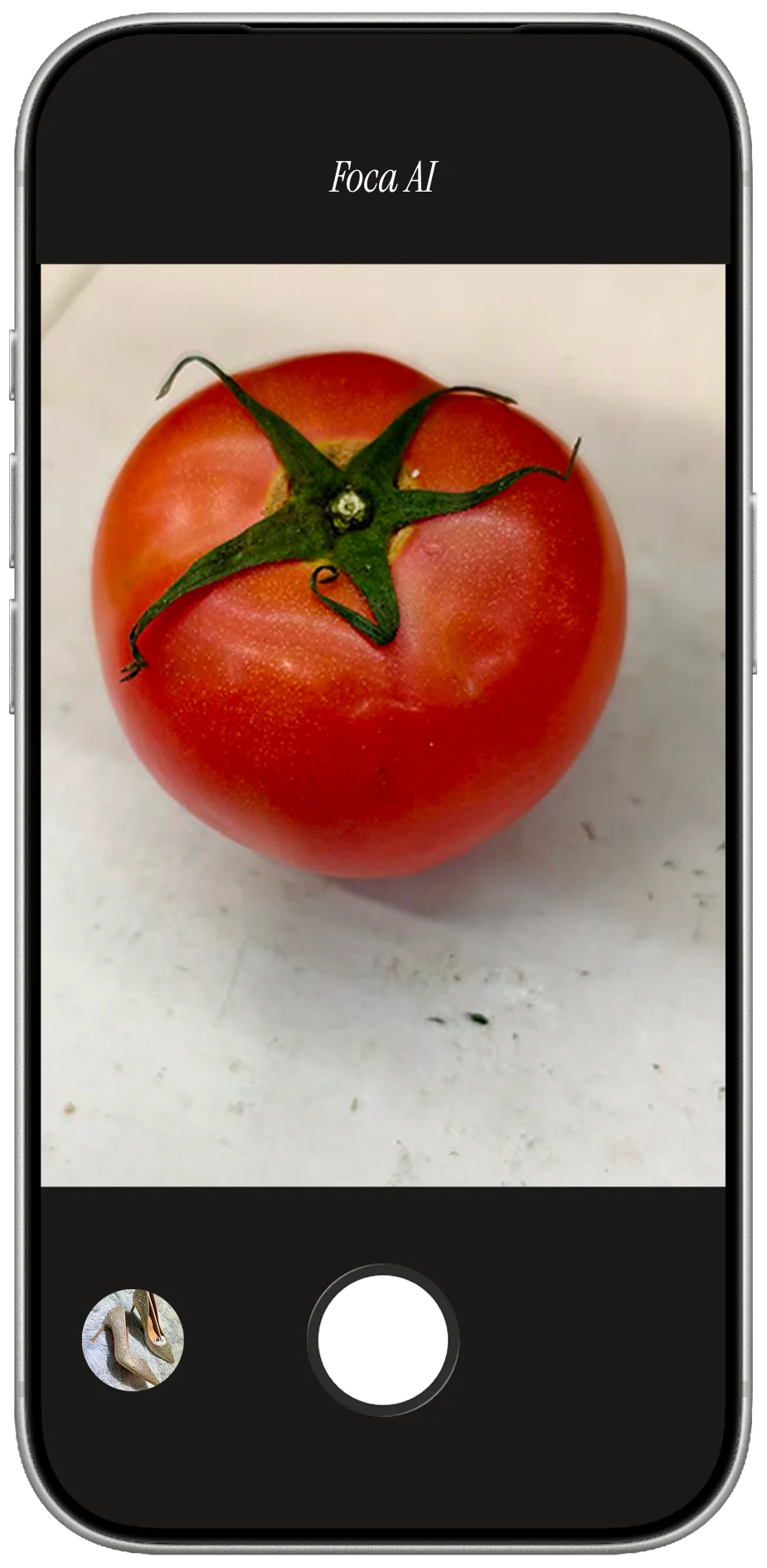 Original food product photo taken with phone before Foca AI processing